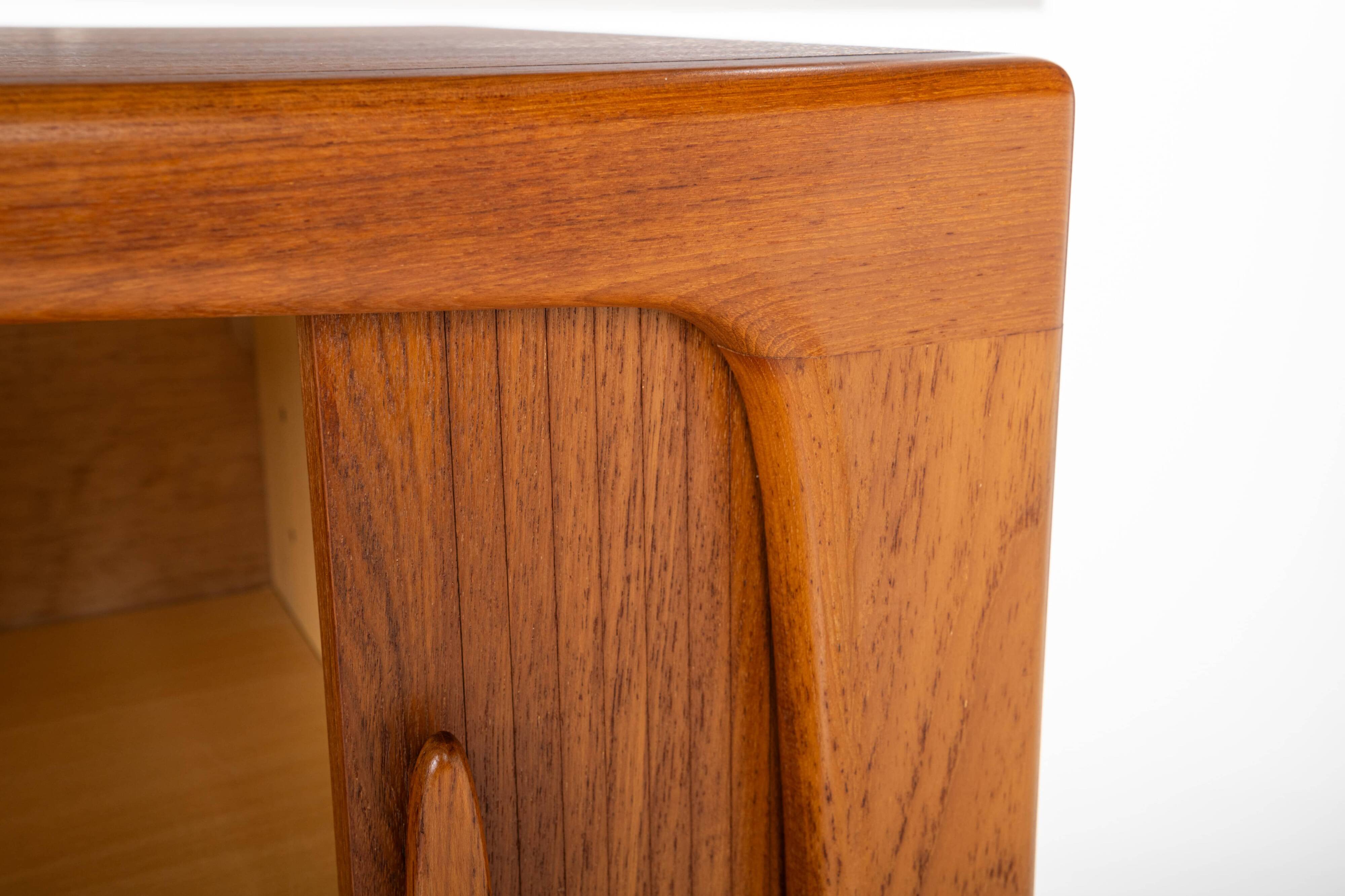 Tambour door sideboard by Johannes Andersen for C.F.C. Silkeborg, Denmark 1960s