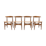Chaises en teck par Mogens Kold, années 1960