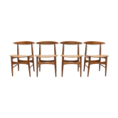 Chaises en teck par Mogens Kold, années 1960