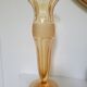 Art Nouveau cut crystal single flower vase