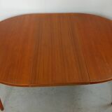 Danish round dining table by Sören Willadsen in teak, 60s