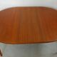 Danish round dining table by Sören Willadsen in teak, 60s