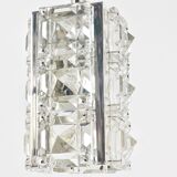 Bakalowits Vienna, up to three faceted crystal pendant lamps, Austria, 1960s