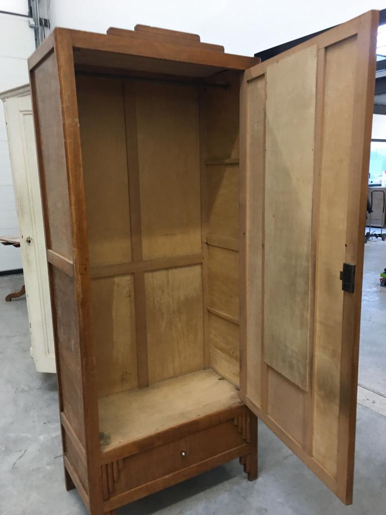 Vintage wooden wardrobe