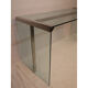 Gallotti and Radice design desk in glass and chrome 1970