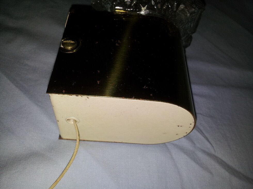 Pair of moulded glass sconces