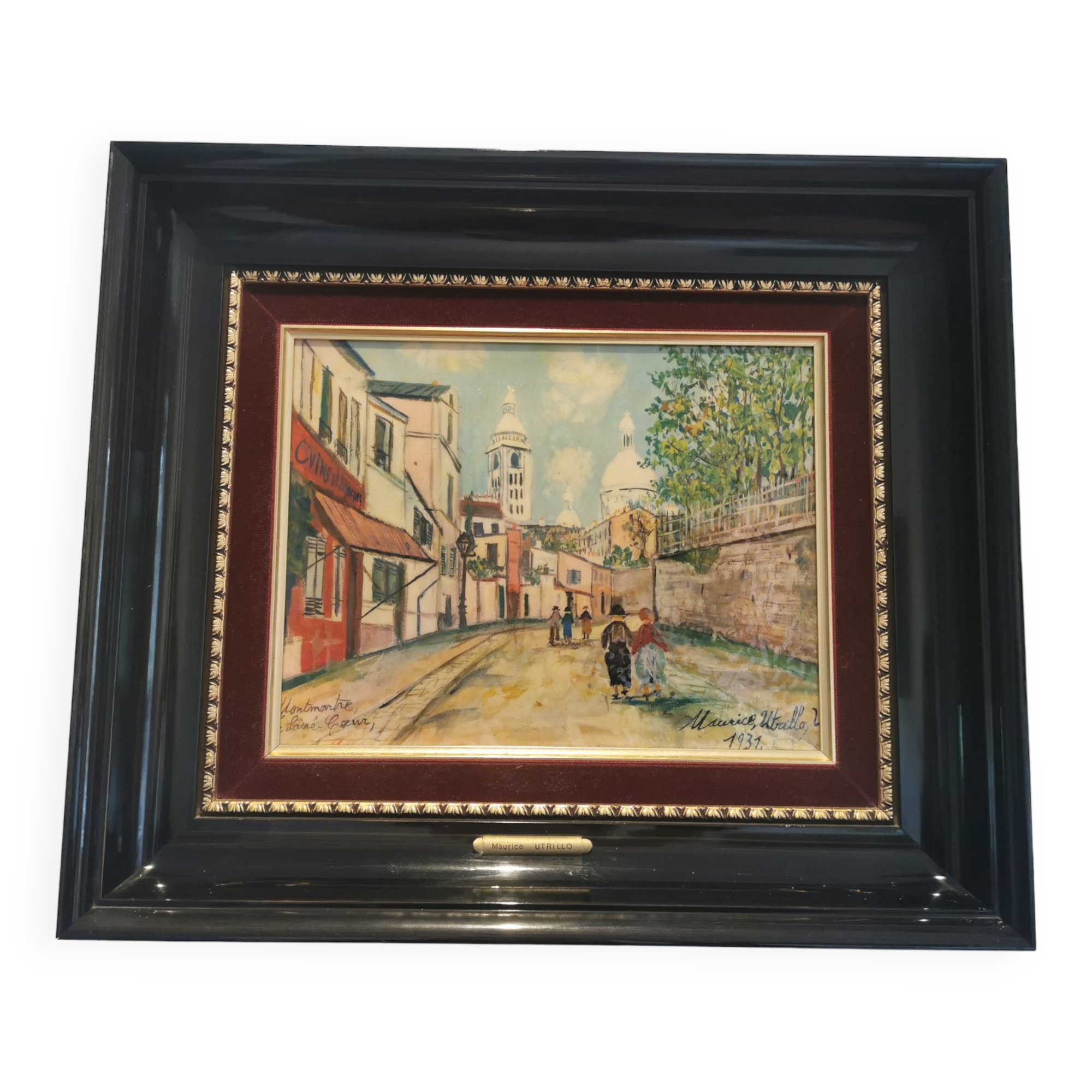 Tableau maurice utrillo montmartre