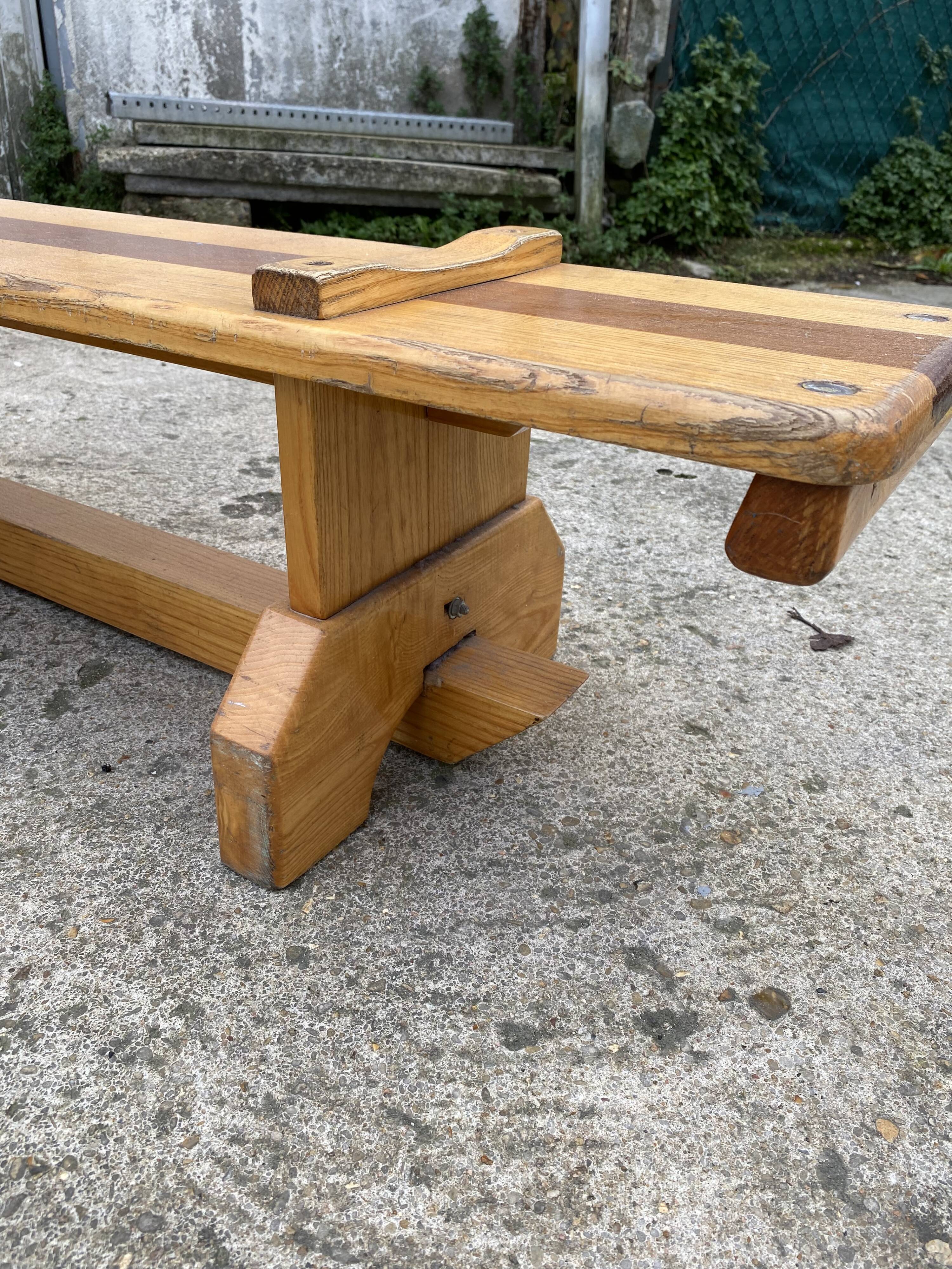 Lot de 2 bancs de gymnastique vintage