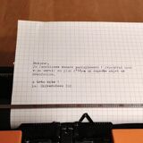 100 Silver Reed typewriter