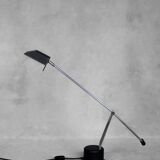 Mid-Century Belgian Modern Minimalist Black Desk Lamp from Massive, 1980s