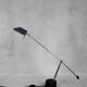 Mid-Century Modern Minimalist Black Desk Lamp by Massive, Belgium, 1980s
