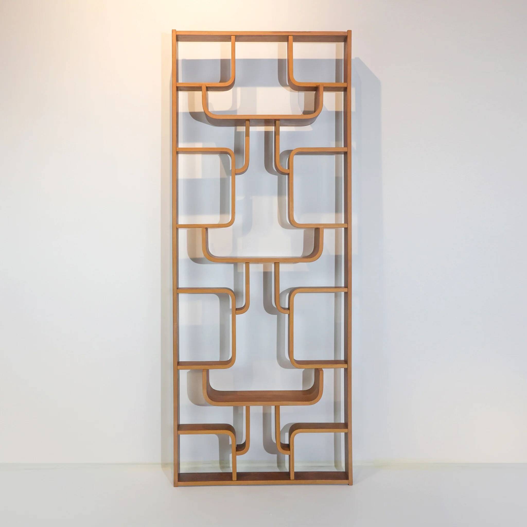 Modernist screen with square edges / space divider by Ludvik Volak, 1960s