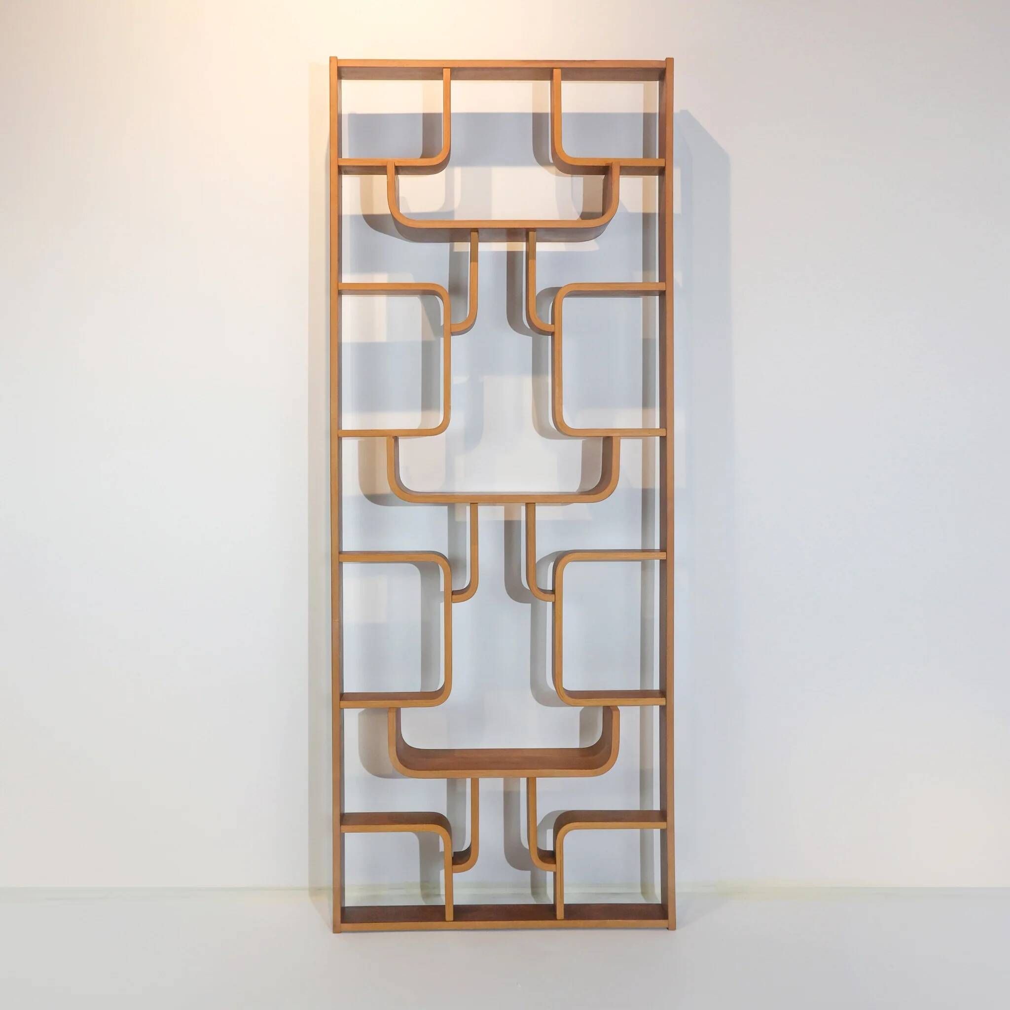 Modernist screen with square edges / space divider by Ludvik Volak, 1960s