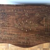 Meuble chiffonnier marqueterie ancien artisanal