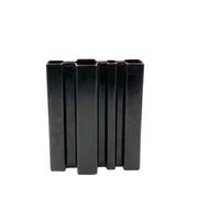 Angelo Mangiarotti, Space age brown ceramic vase, Fratelli Brambilla Italy ca. 1968