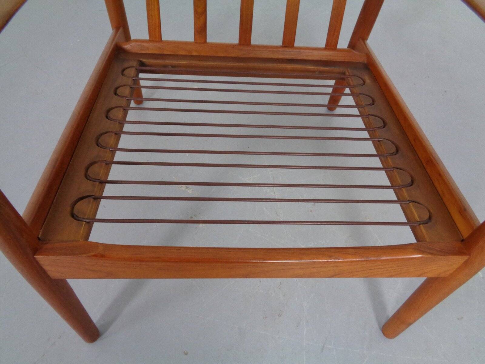 Danish Teak Armchair by Svend Aage Eriksen for Glostrup, 1960s