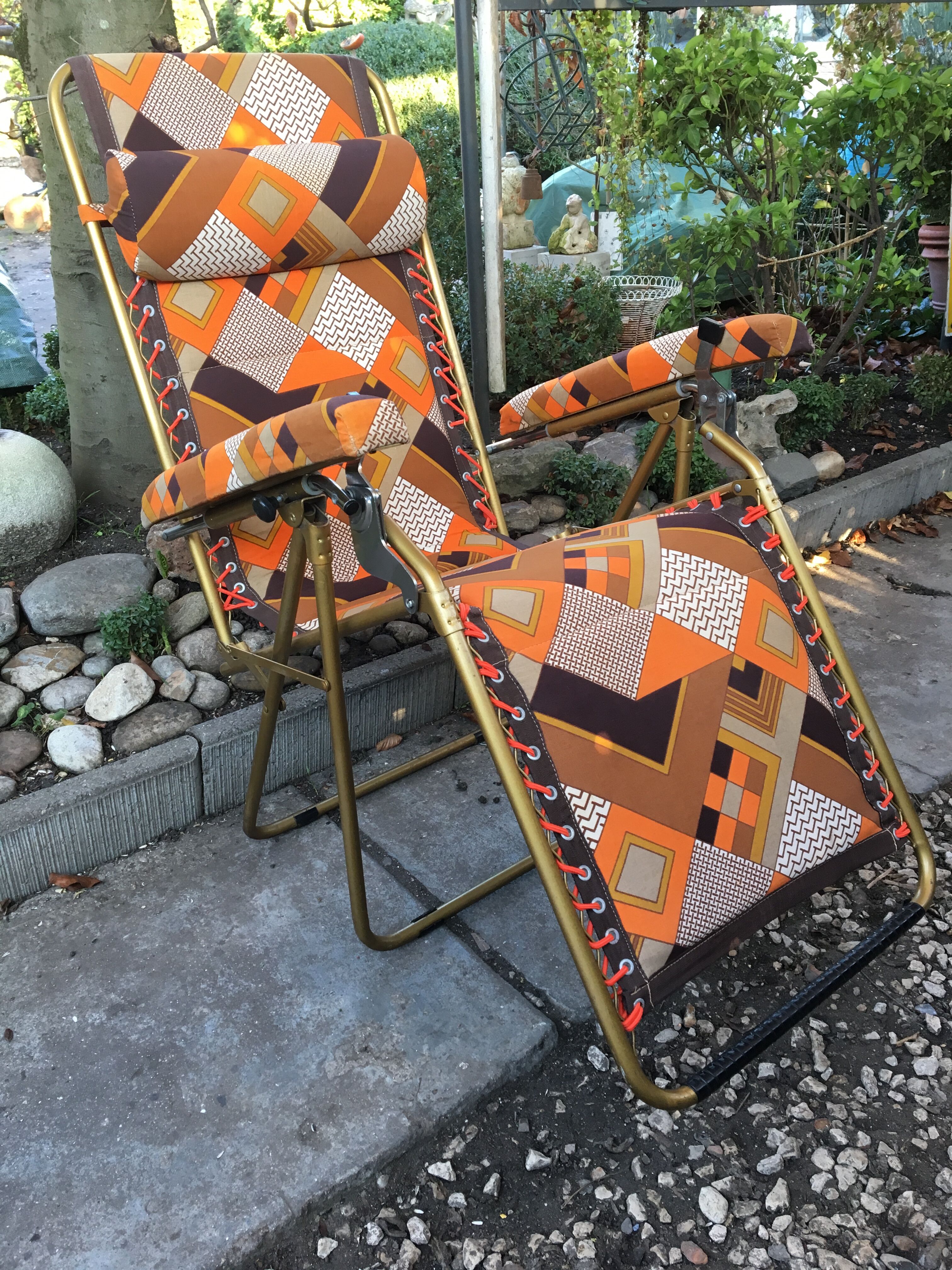 Transat Starlax Lafuma vintage 70s