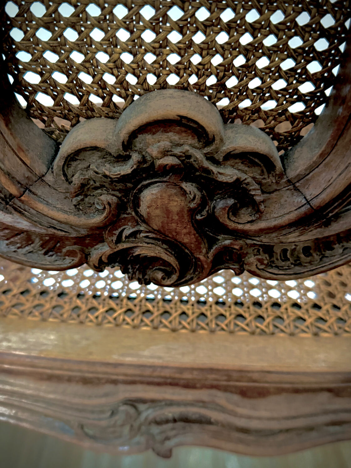 Vintage caned chair – Louis XV