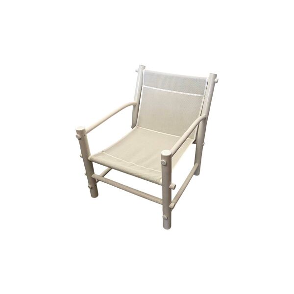 Chaise longue de jardin en PVC vintage, années 1970