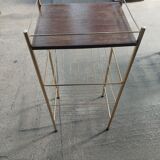 Gilded metal side table