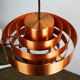 Pendentif en cuivre scandinave Ultra par Jo Hammerborg pour Fog et Morup Danemark
