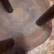 Tree trunk coffee table