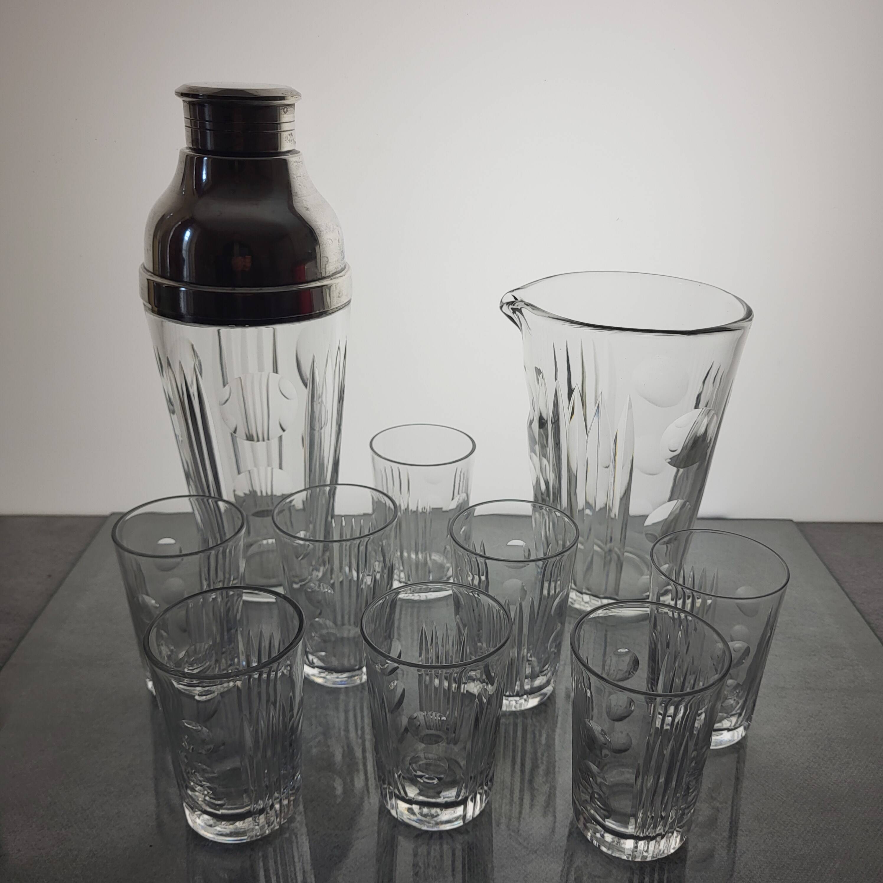 Sèvres Crystal Cocktail Service