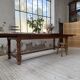 Table repas style drapière noyer 2m5/3m5 1900