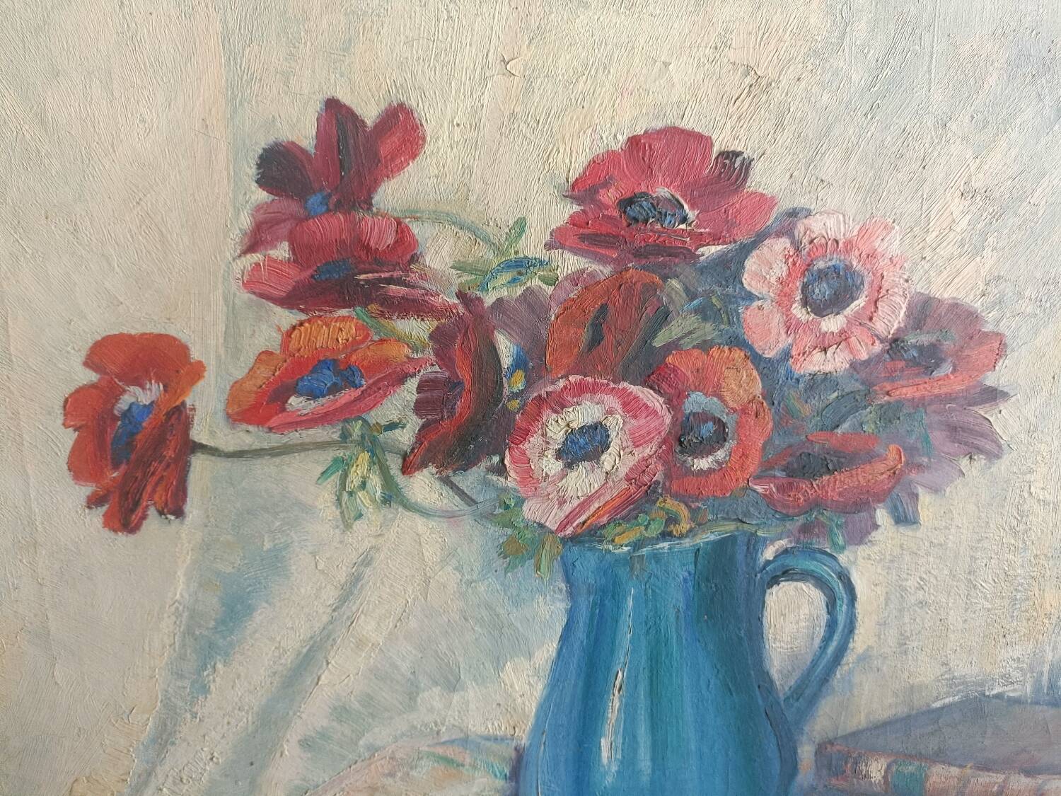 Still life, oil on canvas signed