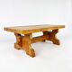 Mid Century Massive Oak Coffee Table, 1960