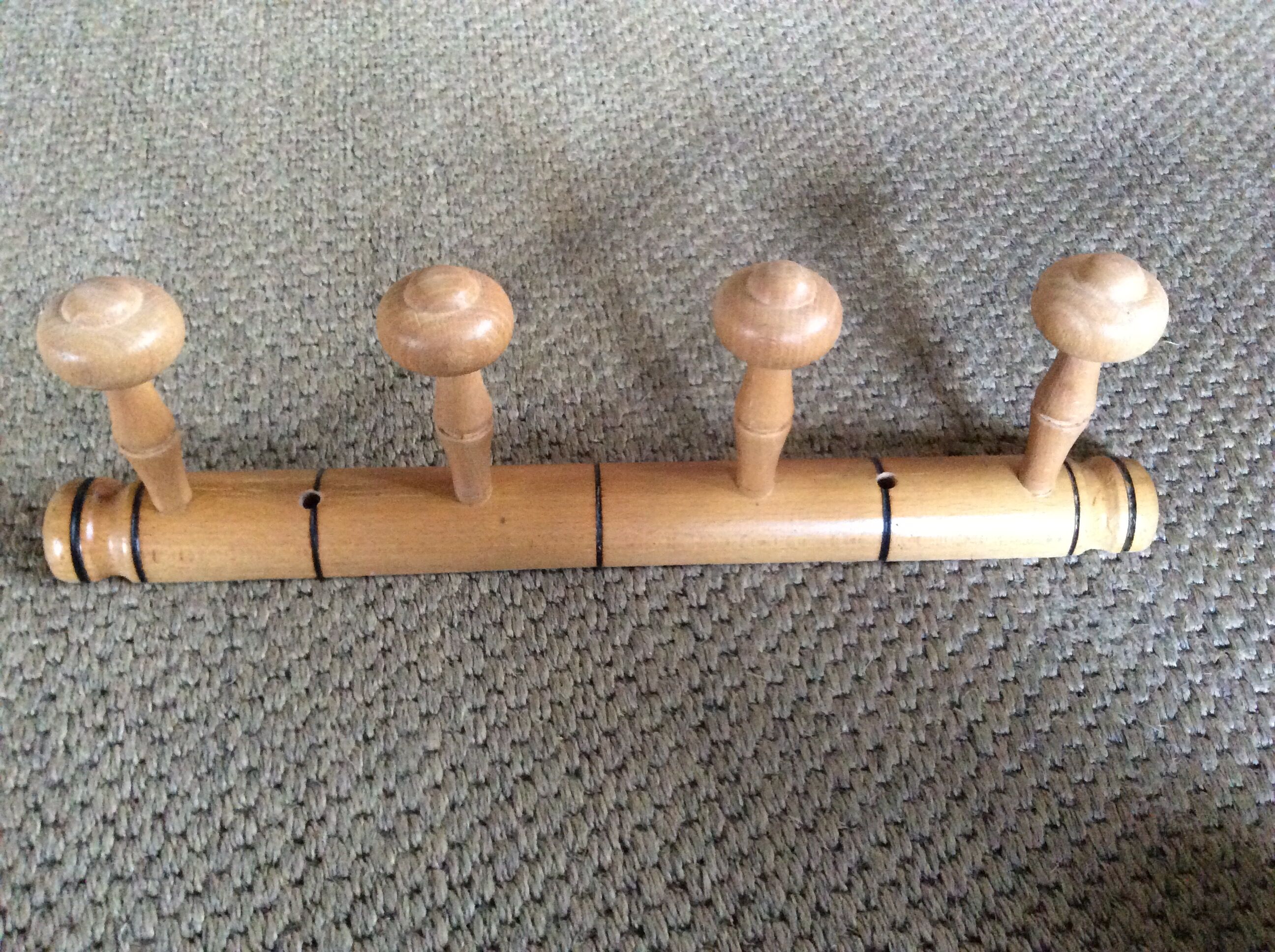 Bamboo coat rack
