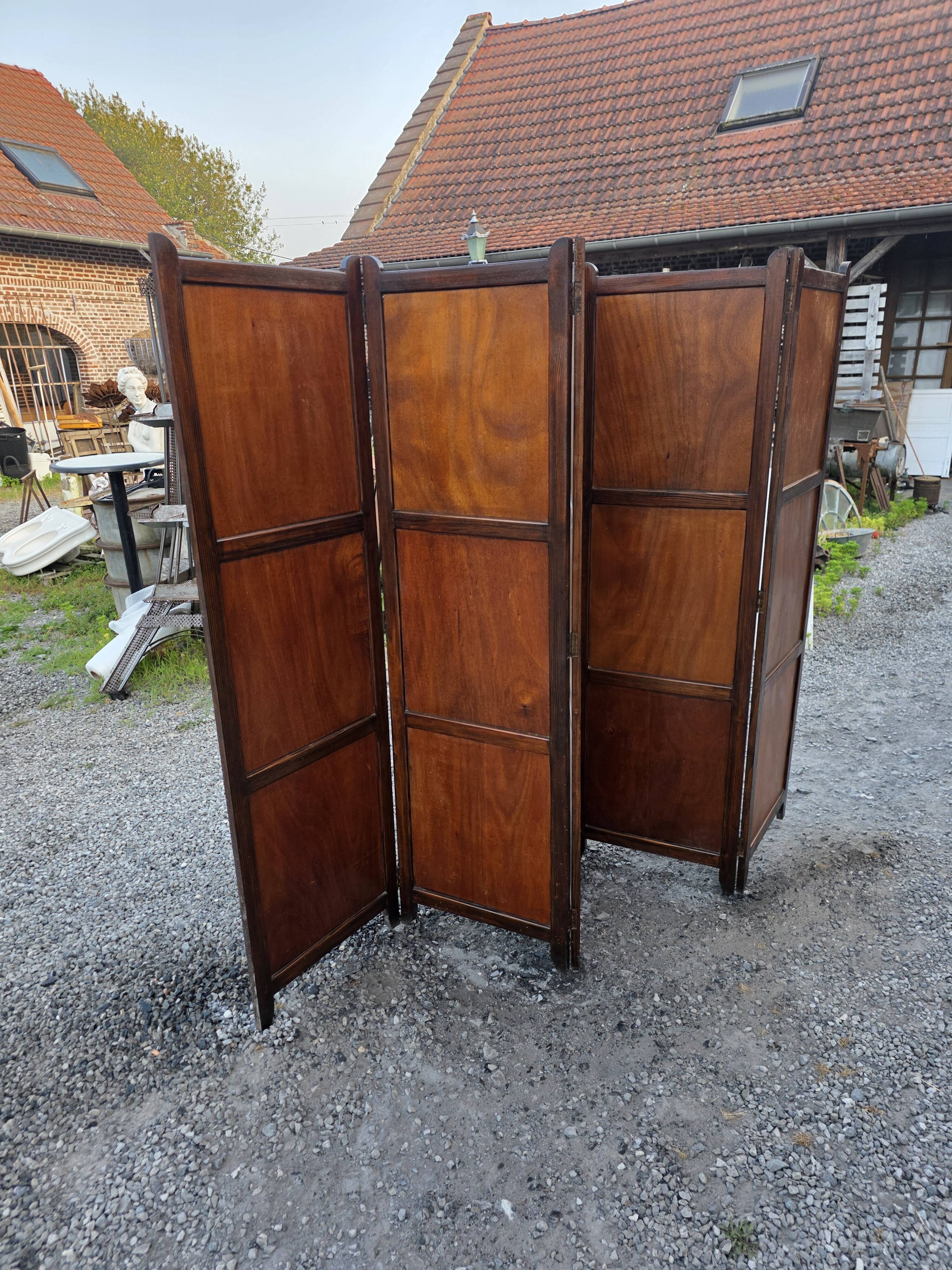 Paravent ancien 5 vantaux