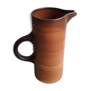 Speckled stoneware pitcher