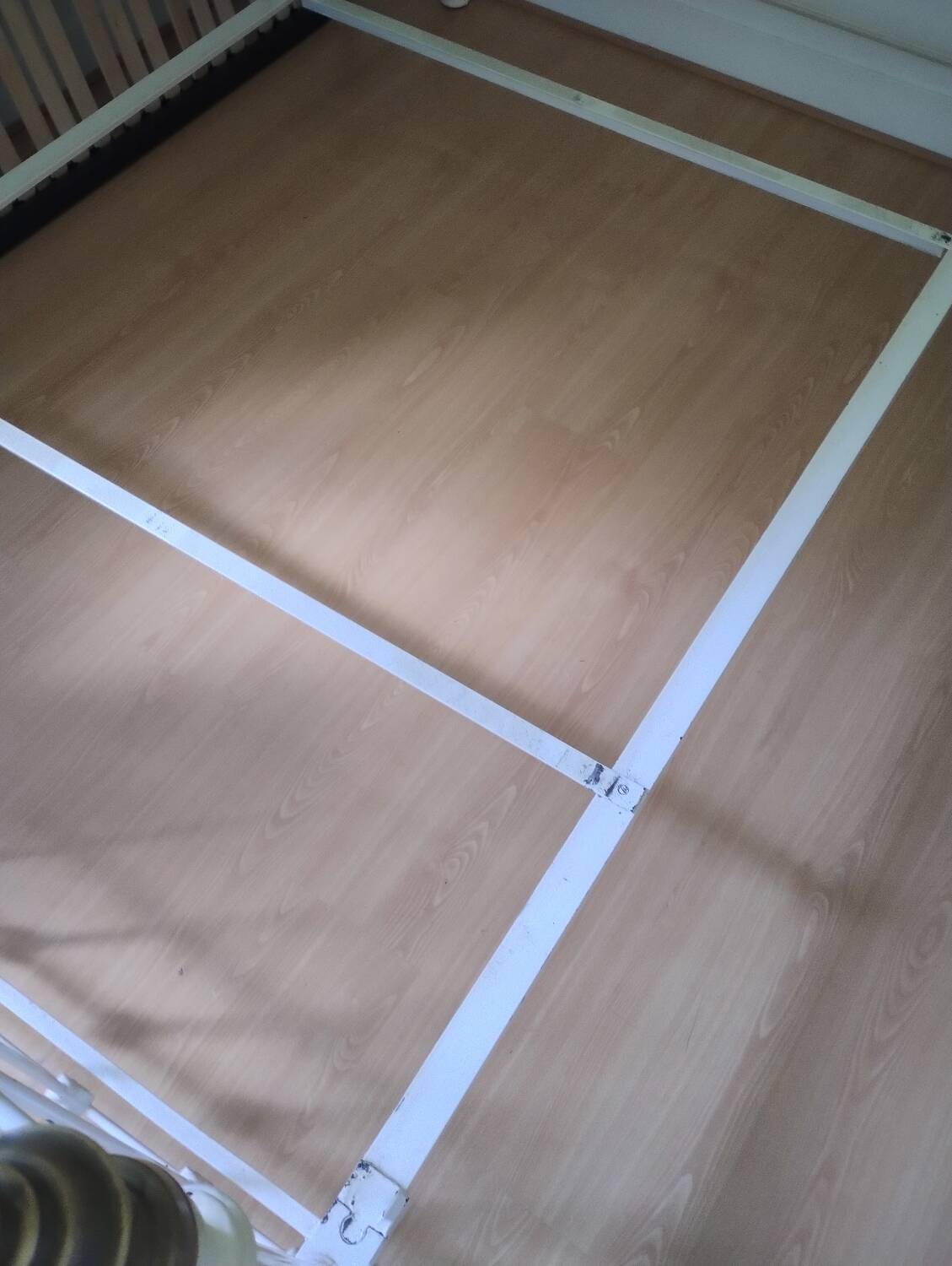 Lit en métal et laiton 120 cm