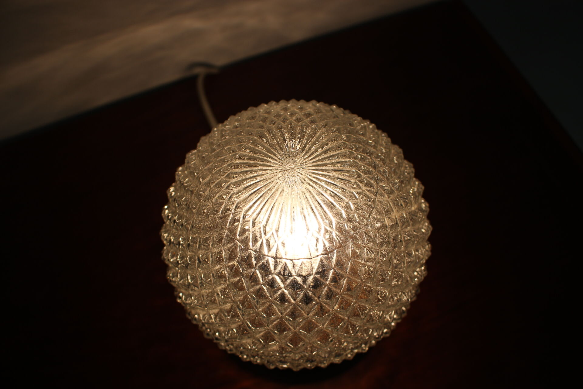 Mid-century ceiling light Kamenický Šenov Preciosa