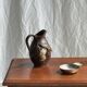 Turgis brown figurative motif mini jug, Noron la Poterie
