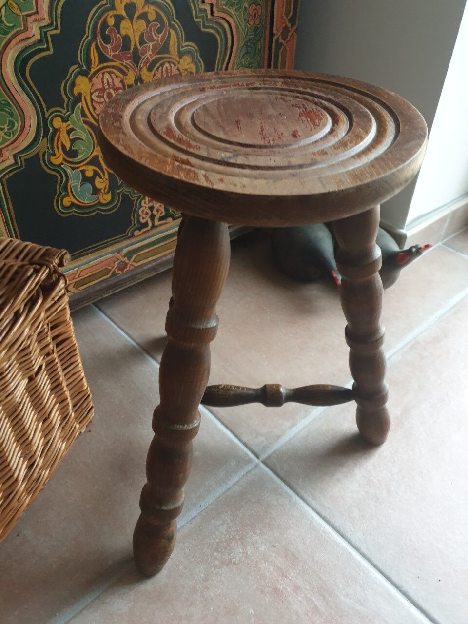 Old farmhouse stool