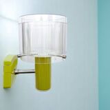 Portuguese mid century modern green  wall sconce light