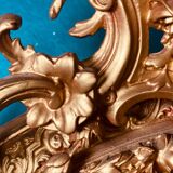 Grand miroir ovale