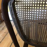 Fluted bistro chair in early 1900