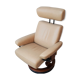 Scandinavian vintage leather armchair Ekornes Stressless
