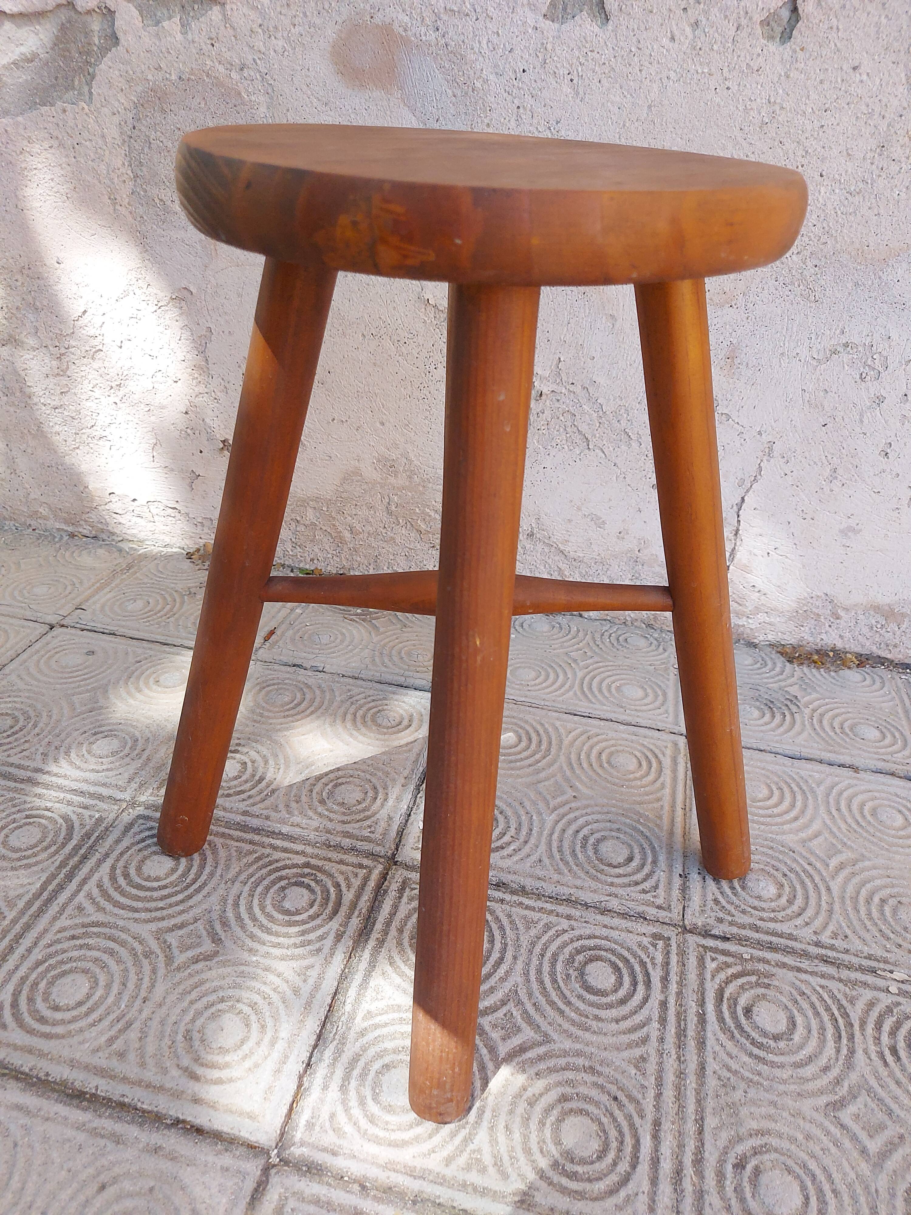 Vintage wooden stool