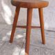 Tabouret en bois vintage