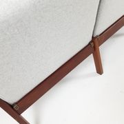 Canapé kvadrat laine gris Yngve Ekström pour Pastoe