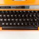 Revised Orange Silver Reed 100 Typewriter and New Ribbon 1977