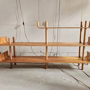 Room divider, stick cabinet by Willem Lutjens for Gouda de Boer, 1950s Dutch design