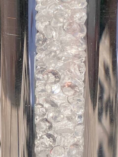 Crystal tealight candle holder