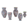 Set of ceramic vases, Italian design, 1960s, made in Italy