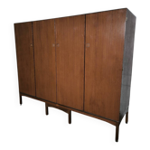 Scandinavian dressing wardrobe in rosewood