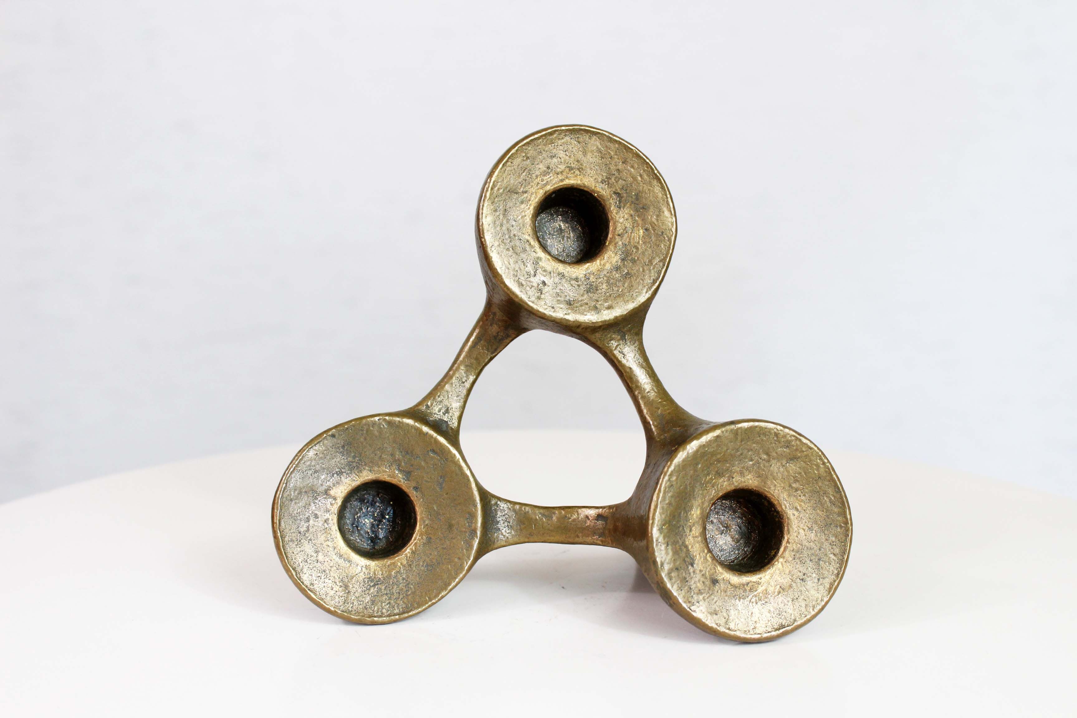 Candlestick brutaliste by Michael Harjes 1960
